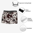 thumbnail image 4 of Fotbe Cow Skin Men’s Total Support Pouch Boxer Briefs, X-Temp Cooling, Moisture-Wicking Underwear, Regular, Long-leg and Trunk-Large, 4 of 6