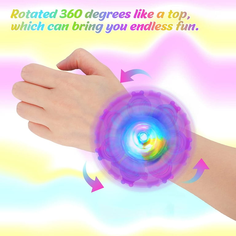 YOGINGO 3 Braccialetti Pop It Fidget Toys - Antistress Per Bambini Con Autismo E ADHD