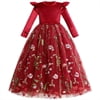 Wine Red Floral