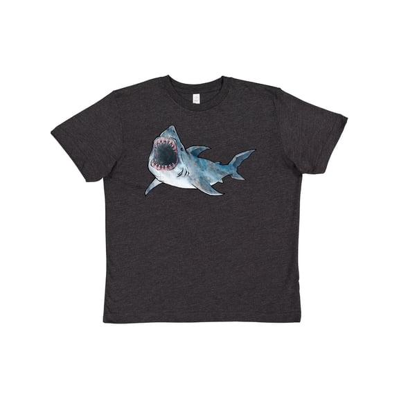 Inktastic Great White Shark Youth T-Shirt