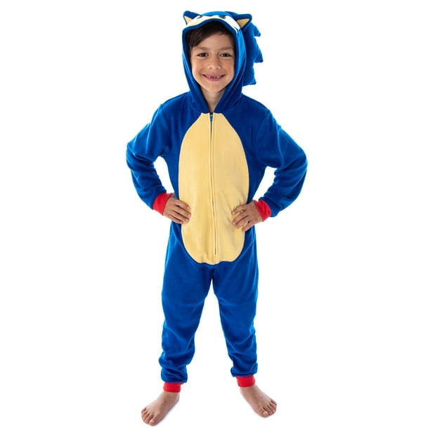 Sonic The Hedgehog Boys' Character Costume Union Suit Pajama Set (8
