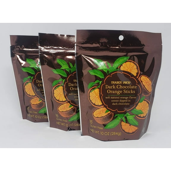 Dark Chocolate Orange Sticks 10 oz (Pack of 3)