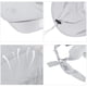 thumbnail image 3 of Sombrero de visera de ala ancha para mujer, gorra de visera de golf, sombrero de protección solar para playa, jardín, tenis, correr, sombrero parasol, 3 of 7