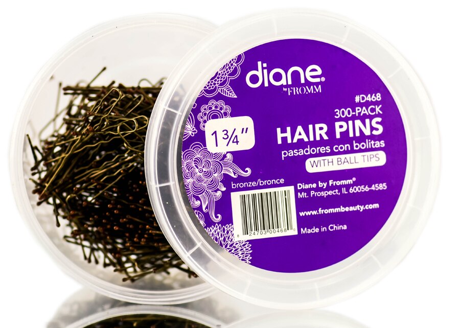 Diane Hair Pins W Ball Tips 300 Count Option 1 3 4 Black