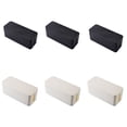 thumbnail image 4 of Convenient Plastic Cover Storage Box Charger Wire Management Black White Cable Case Home Socket Organizer Power Line Wire Management Bin White M, 4 of 9