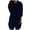 Blue, variant on Tumotour Pullover for Women Crew Neck 3/4 Sleeve Casual Loose Top 2025 Sweatshirts Blouse Tops