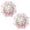 Pink, variant on THY COLLECTIBLES Pack of 2 Mini Lace Umbrella Parasols with Sequins - Delicate Dolls Size Decorative Small Umbrella for Weddings, Baby Showers, Parties and Events - 11.6 inch Diameter Red