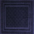 thumbnail image 1 of Ahgly Company Indoor Square Southwestern Blue Country Area Rugs, 5' Square, 1 of 4