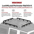 thumbnail image 4 of YAKIMA 60 by 54 Inch LockNLoad Perimeter Raised Rail Kit for Roof Rack, 4 of 12