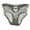 Dark Green, variant on Women's Panties Playful Transparent Mesh Triangle Panties with Hollow Design for Mid to Low Rise Waist Crotch Revealing Sheer Undergarment Orange L