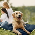 thumbnail image 3 of Precious Tails Co-Pilot Waterproof Dog Bed, Navy, Medium, 35"L x 23"W x 5.25"H, 3 of 7