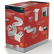 Deflecto Complete 8 Dryer Venting Kit, Water-Resistant
