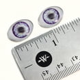 thumbnail image 2 of Purple Doll Oval Glass Eyes, 2 of 5
