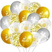 50Pcs Mi Bautizo Balloons Cross and Dove Balloons for Baptism Decorations Christening First Communion Mi Bautizo Decorations Baby Shower$$Electronics Accessories