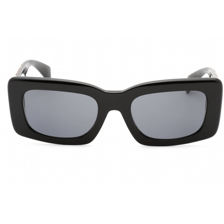 Versace Dark Grey Rectangular Ladies Sunglasses, Plastic  display picture 3