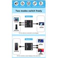 thumbnail image 4 of AUBEAMTO HDMI Switcher,  4K HDMI Splitter 2 Ports Bi-Direction Manual Switch 2 x 1/1 x 2 HDMI Passthrough,No External Power Required-Supports HD 4K x 2K 1080P, 4 of 7