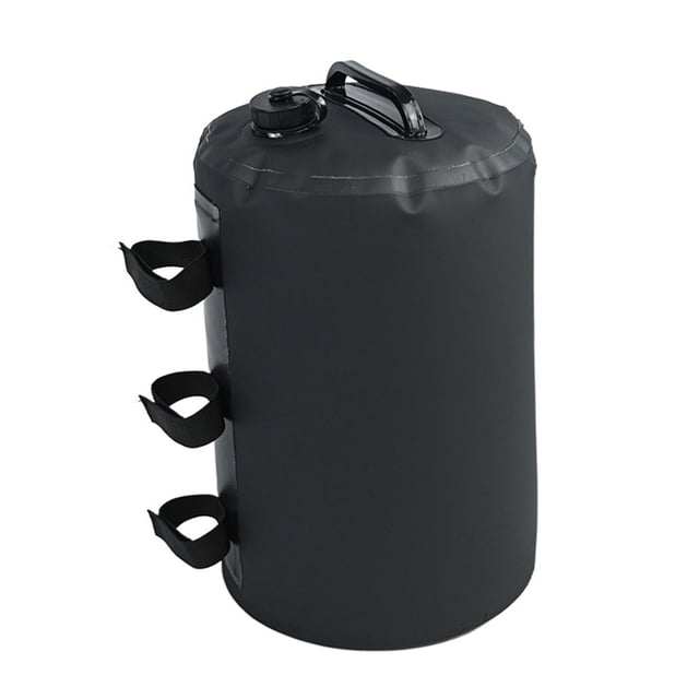Bolsa de agua multifuncional para tienda de campaña, relleno de agua, arena plegable, bolsa de agua para tienda de campaña, peso del agua, compacto y ligero