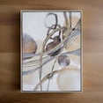 thumbnail image 7 of Benjara Bny 35 x 47 Abstract Wall Art Print - Brown/Silver, 7 of 7