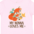 thumbnail image 4 of Inktastic My Nonna Loves Me Gift Cute Fox Boys or Girls Toddler T-Shirt, 4 of 5