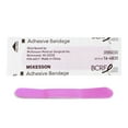 thumbnail image 3 of McKesson Adhesive Bandages, Plastic Strips - Pink, Breast Cancer Awareness, 100 Count, 24 Packs, 2400 Total, 3 of 6