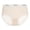 Beige, variant on 6 Pack High Waisted Underwear for Women Traceless Breathable Ice Silk Mid Hip Lifting Transparent Soft Ladies Panties