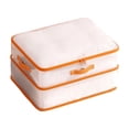 thumbnail image 2 of Clearance! KITTEHIGM Clear Storage Bags with Zipper, Large Capacity Clothing Storage Bags Space Compression Foldable Comforter Blanket Organizer for Toys, Sweaters, Bedding Sets, Closet, 2 of 6