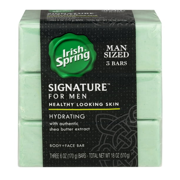 Irish Spring Signature For Men Hydrating Bar Soap 3 Count Walmart Com Irish Spring Signature For Men Hydrating Bar Soap 3 Count Walmart Com