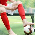 thumbnail image 3 of 1 Pair Shin Protector Sweat-absorbing Fits The Legs Protective Gear Compression Fitness Accessory Calf Protection Reusable Football Calf Sleeve Shinguard for Sports, 3 of 10