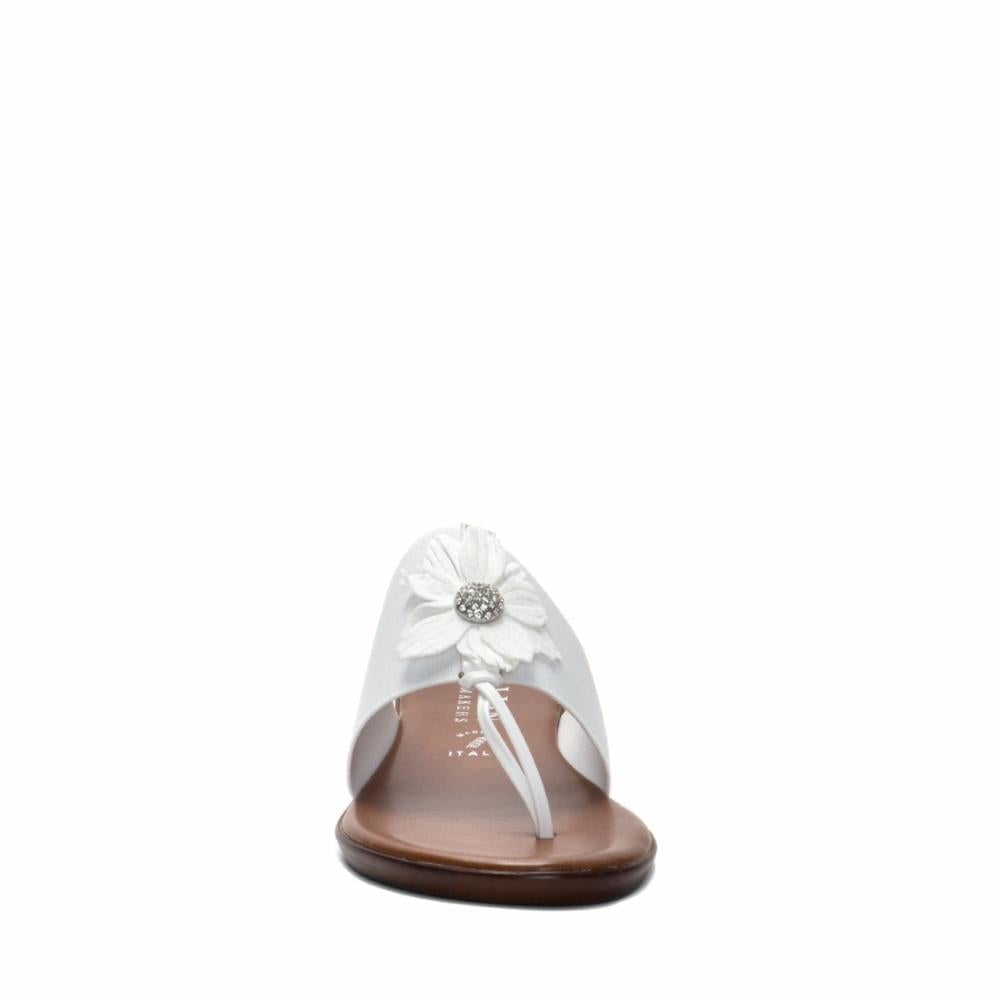 Italian shoemakers white sandals discount