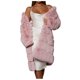 thumbnail image 1 of Chaquetas para mujer Tallas grandes Abrigo corto de imitación Cálido Furry FauxLong Chaqueta de manga larga Prendas de abrigo Odeerbi ODB-3, 1 of 9