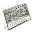 thumbnail image 2 of Azar 112727 6" W x 4" H L-Shaped Acrylic Sign Holder, 10Pack, 2 of 2