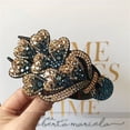 thumbnail image 2 of Fashion Rhinestone Flower Hairpin Women Large Hair Claw Rectangle Hair Clips Hairpin Flowers Hair Accessories Styling Tools, 2 of 4