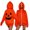 Light Green, variant on Classic Triangle Grin Zip Up Coat, Lightweight Pumpkin Face Full Zip Hooded Jacket,Pumpkin Oversized Halloween Sweatshirt, Classic Grin Spooky Face Holiday Loungewear, Green XXL