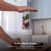 Ninja Nutri-Blender 20-Oz Personal Blender, (2) 20-Oz Dishwasher-Safe To-Go Cups, Smoothie, BN300WH White