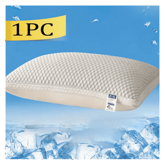 Tofu Pillows Cooling Breathable - Memory Foam Pillow for Sleep, Neck Support, Side & Back Sleepers - Adjustable Loft, Washable Cover, Queen Size