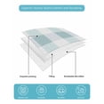 thumbnail image 5 of Quilts Full Size, Aqua White Buffalo Check Soft Comforter Bedding Set for Bed, Farmhouse Plaid Modern Geometric Lightweight Quilted Bedspread with Pillow Cover(2 Pieces) for All Season, 78x90 Inch, 5 of 6