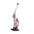 thumbnail image 3 of Escultura de animal, estatua moderna de resina, figura decorativa, adorno de escritorio para escritorio, estantería, dormitorio, entrada, decoración Elefante, 3 of 9
