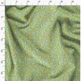 thumbnail image 3 of Soimoi Gold polyester Crepe Fabric Leaves Leaves Decor Fabric Printed Yard 42 Inch Wide, 3 of 6
