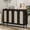 Wood Color, variant on AKDSteel Sideboard Buffet Cabinet, 4 Rattan Doors Accent Storage Cabinet, Console Table Coffee Bar with Power Outlet, Adjustable Shelves for Dining Room, Kitchen, Hallway, Living Room