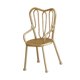 thumbnail image 5 of Silla en miniatura para casa de muñecas, minisilla, juguete para niños, decoración para casa de muñecas, práctica y resistente. Oro, 5 of 9