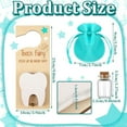 thumbnail image 4 of 2/1pcs Tooth Fairy Door Hanger Kit Tooth Fairy Holder Bag With Money Slot Keepsake Bottle Velvet Pouch for Lost Teeth Boy Girl Tooth Fairy Pick Up And Drop Off Wooden Kids Milk Teeth Encourage Gift, 4 of 9