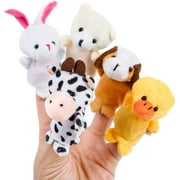 FZFLZDH 20 PCS Animal Finger Puppets Toys for Kids Toddlers Stocking Stuffers with Soft Velvet Dolls Toys for 2 3 4 5 6 7 8 9 10 Year Old Boys Girls Kids toddlers Gift Presents