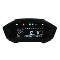 thumbnail image 5 of Geloo Universal Digital Motorcycle Speedometer Tachometer Odometer Gauge 199km/h 12,000rpm, 5 of 8