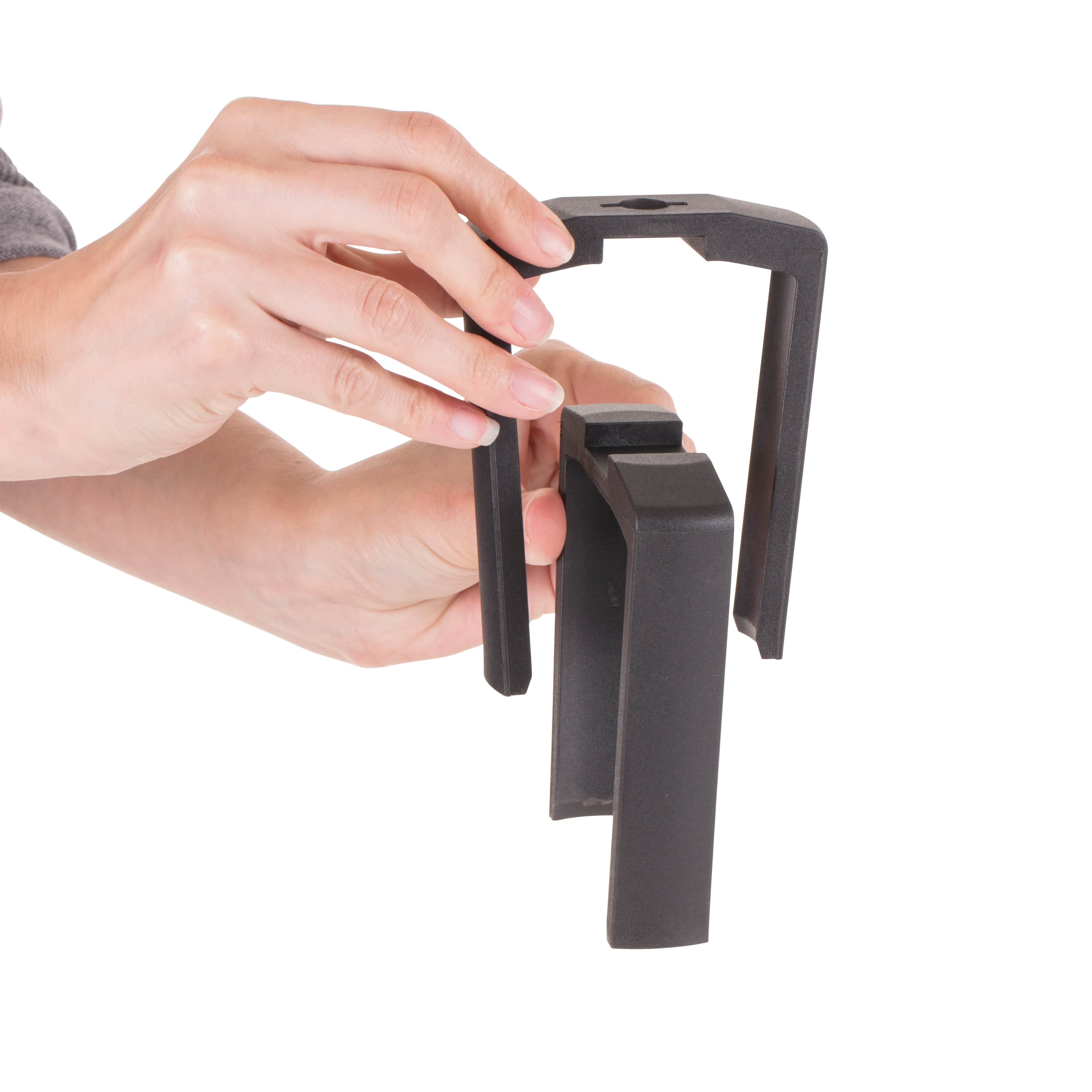 US Weight Plastic Stanchion Horizontal/Vertical Sign Holder for Sentry & Sentry Plus Stanchions