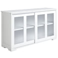 thumbnail image 1 of HOMCOM Kitchen Sideboard Stackable Storage Cabinet with Sliding Glass Door, 1 of 10