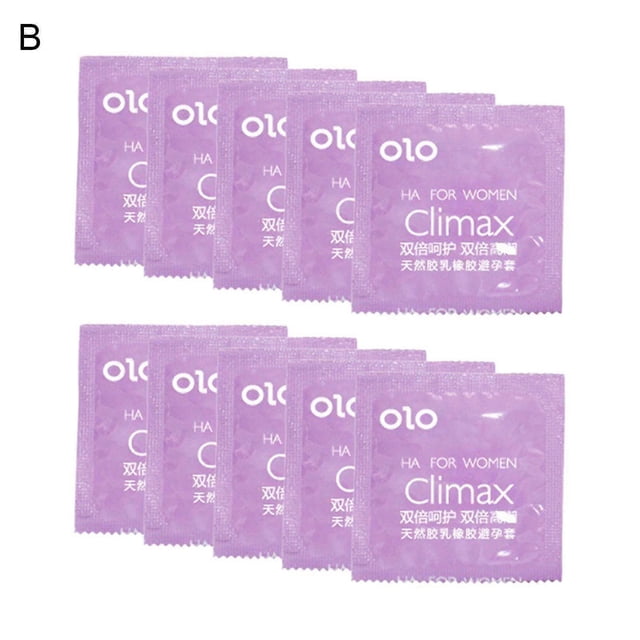 10Pcs Sex Condom Ultra Thin Lubricated Emulsion Hyaluronic Acid Condom for Dating