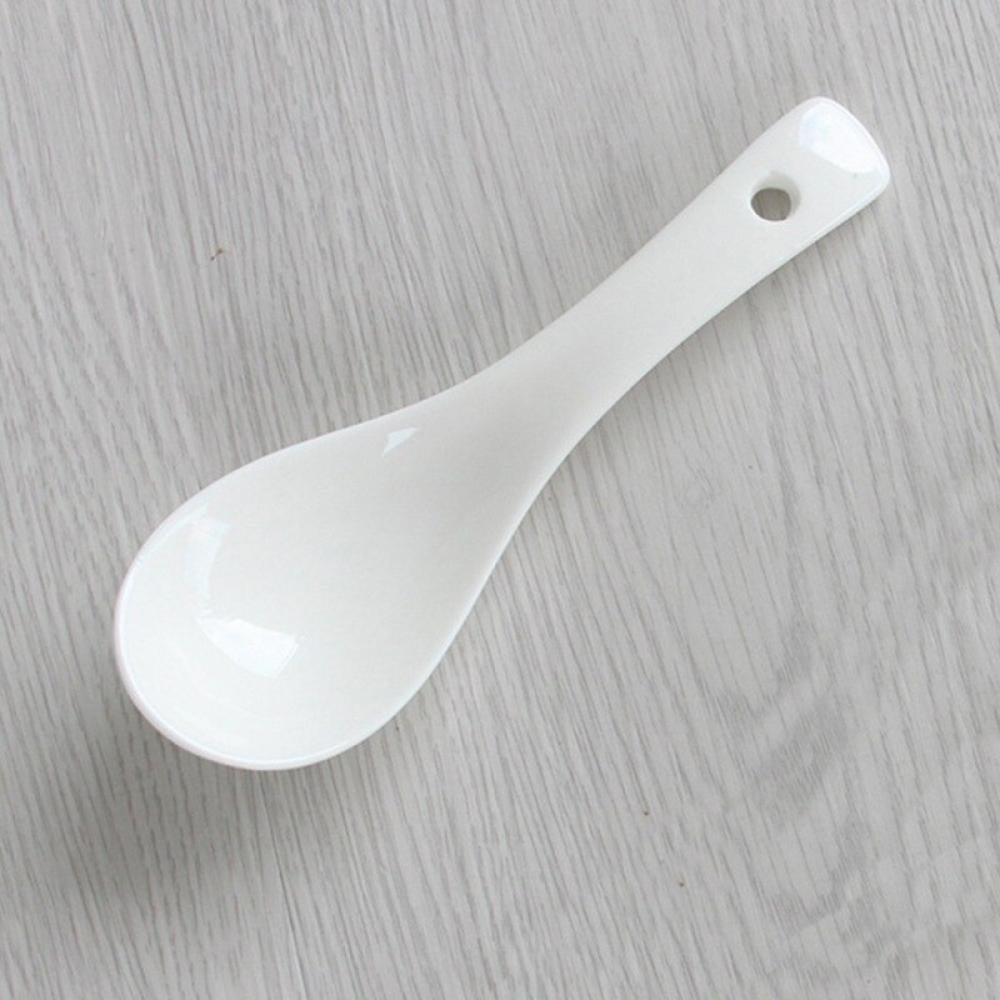 12 White ceramic baby spoons baby shower favor 5-1/2"x 1" 