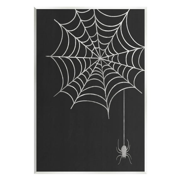 Stupell Industries Dangling Spider Web Insect Graphic Art Unframed Art Print Wall Art, Design by Taylor Shannon Designs