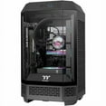 thumbnail image 2 of Thermaltake Tower 250 Black Mini-ITX Mini Tower 2x120mm CT Fans Included 360mm Radiator Support 360mm GPU Clearance Dual Chamber CA-1Z9-00S1WN-00, 2 of 22