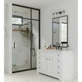 thumbnail image 2 of Singleton Collection Four-Light 36" Matte Black Farmhouse Vanity Light with Clear Glass Shades, 2 of 8